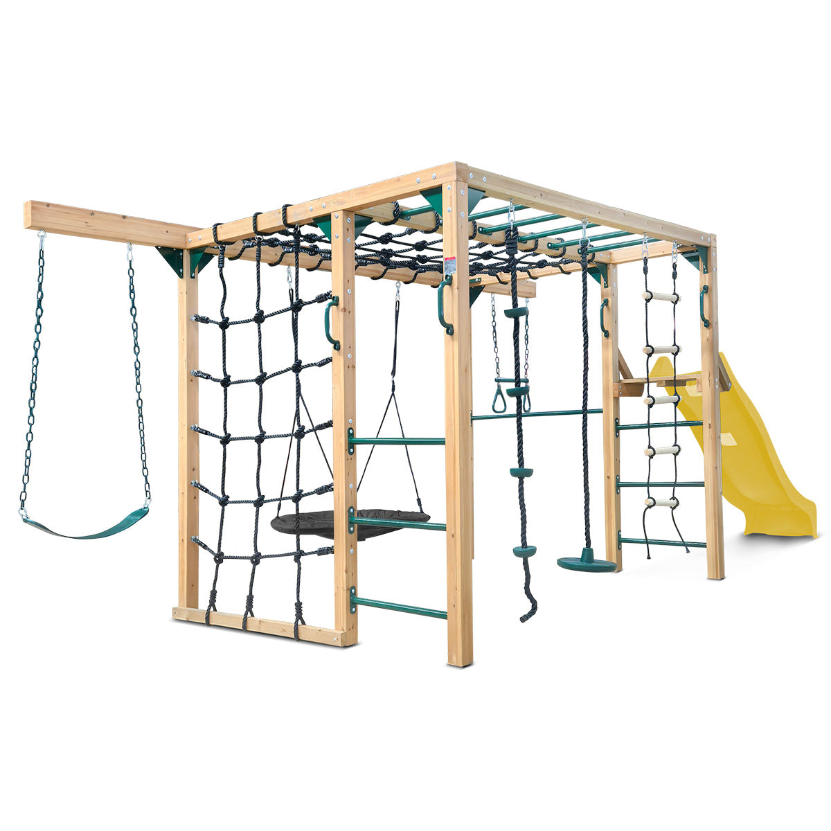 Orangutan Jungle Gym Play Centre Yellow Slide & Swings
