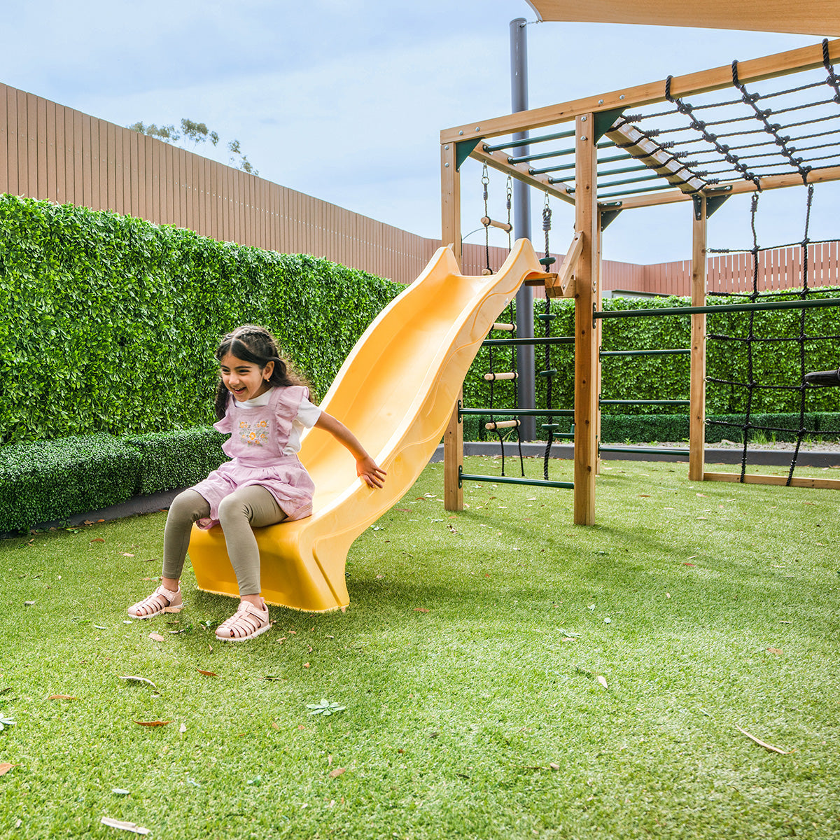 Orangutan Jungle Gym Play Centre Yellow Slide & Swings