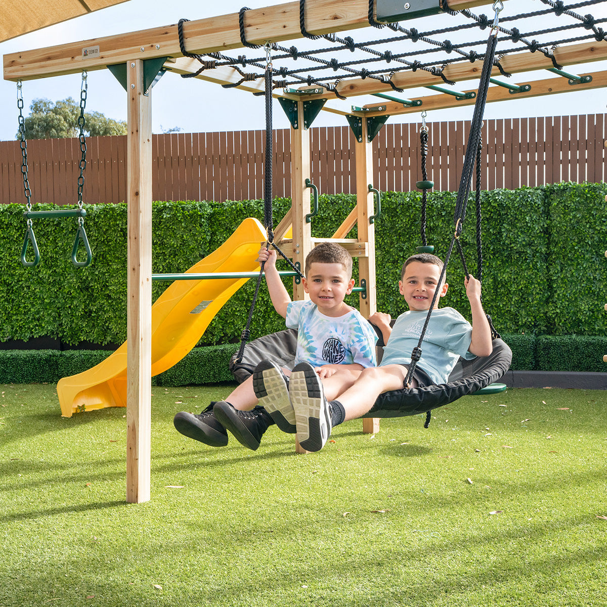 Orangutan Jungle Gym Play Centre Yellow Slide & Swings
