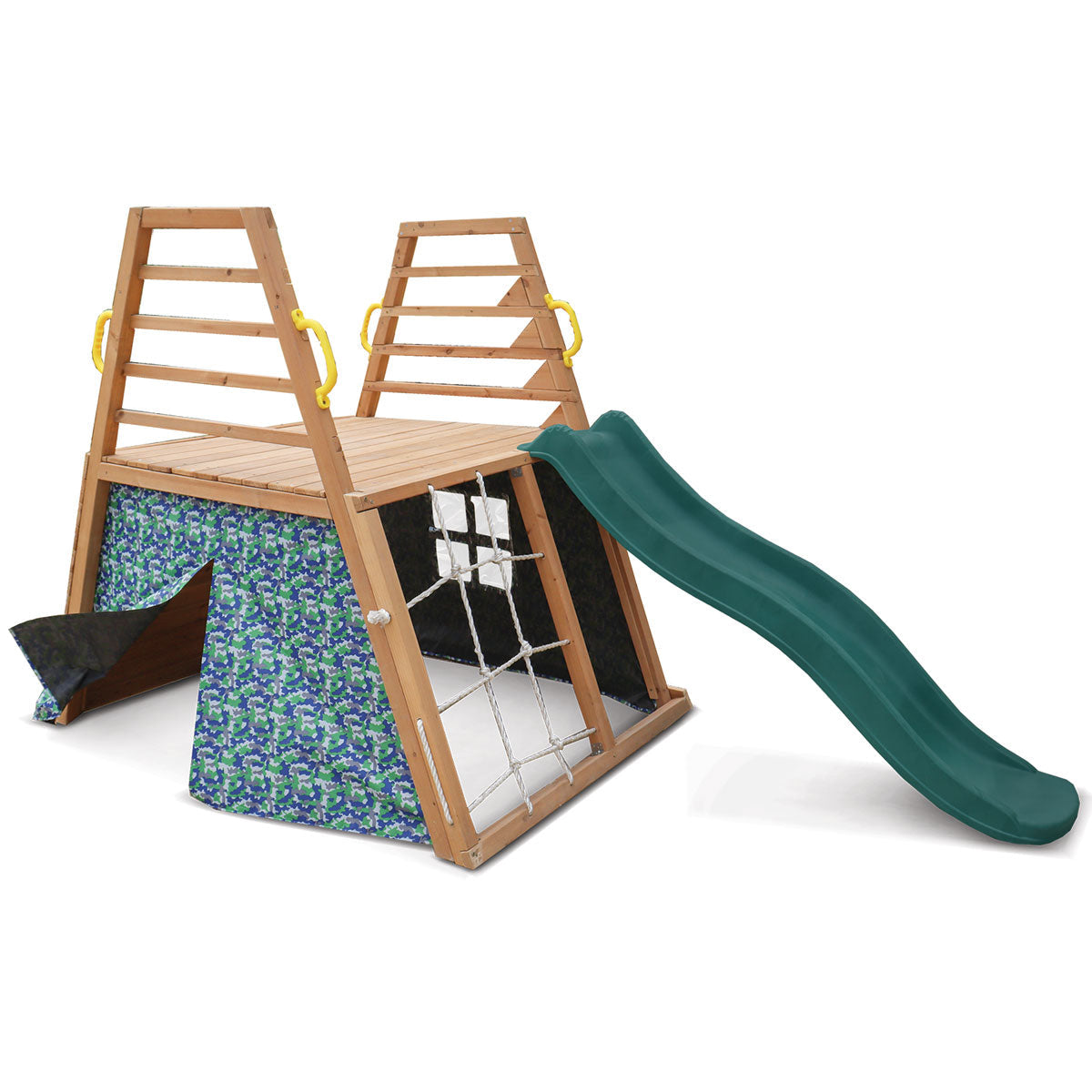 Cooper Kids Climbing Frame 1.8m Green Slide