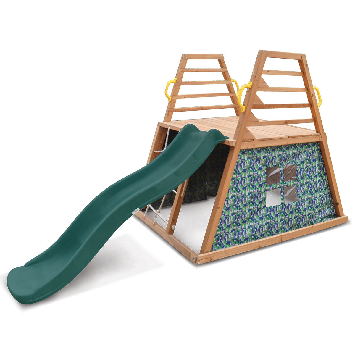 Cooper Kids Climbing Frame 1.8m Green Slide