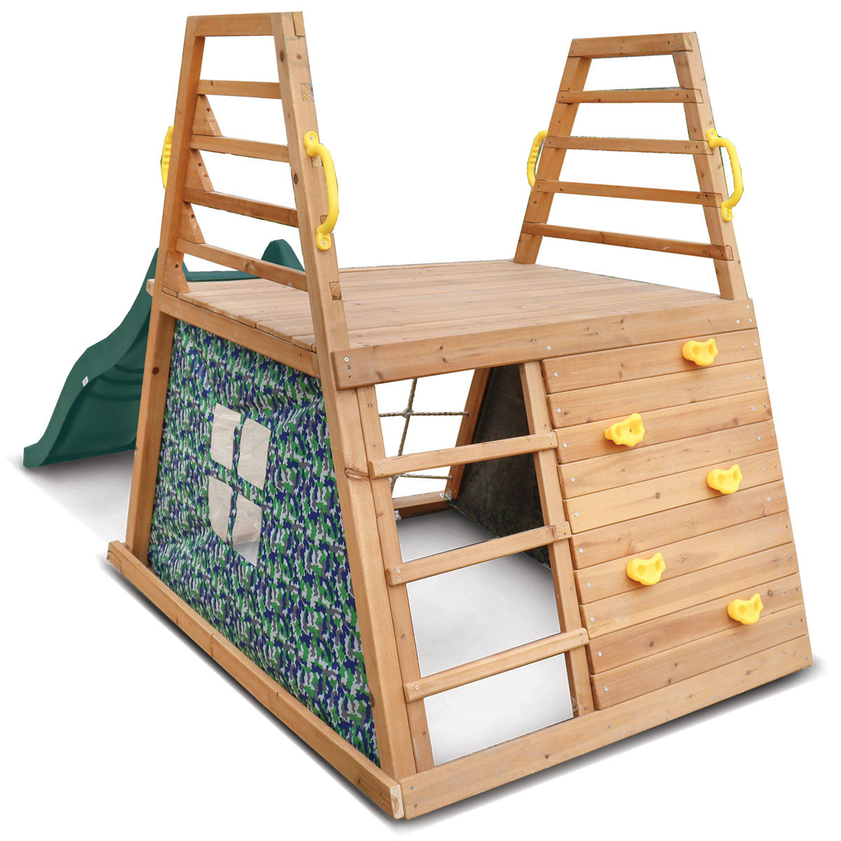 Cooper Kids Climbing Frame 1.8m Green Slide