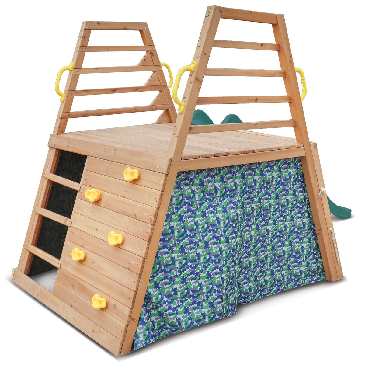 Cooper Kids Climbing Frame 1.8m Green Slide