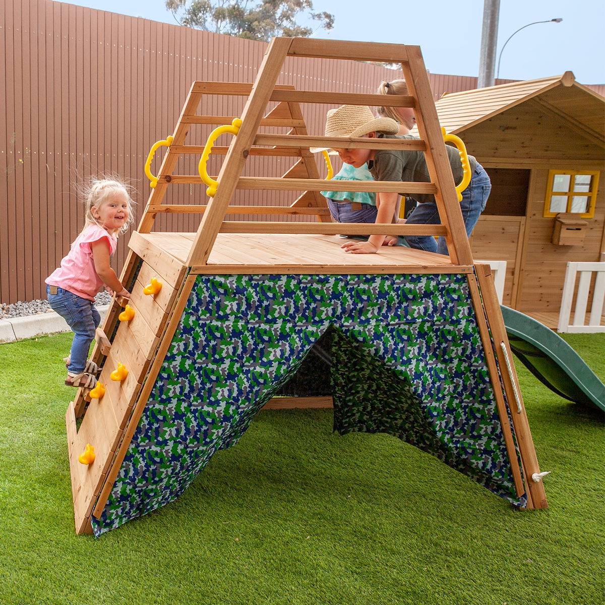 Cooper Kids Climbing Frame 1.8m Green Slide