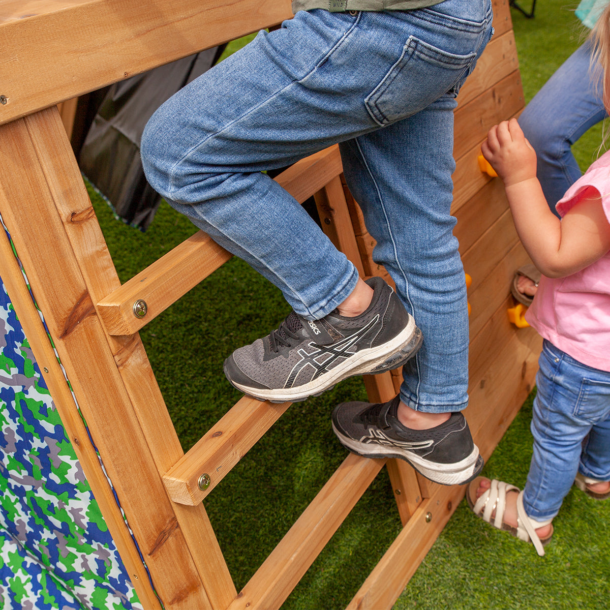 Cooper Kids Climbing Frame 1.8m Green Slide