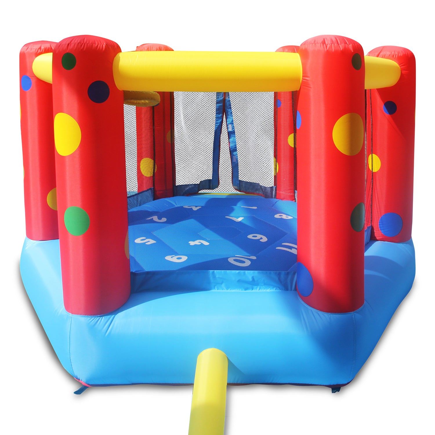AirZone 6 9ft Portable Trampoline Bouncer Kids Basketball Hoop