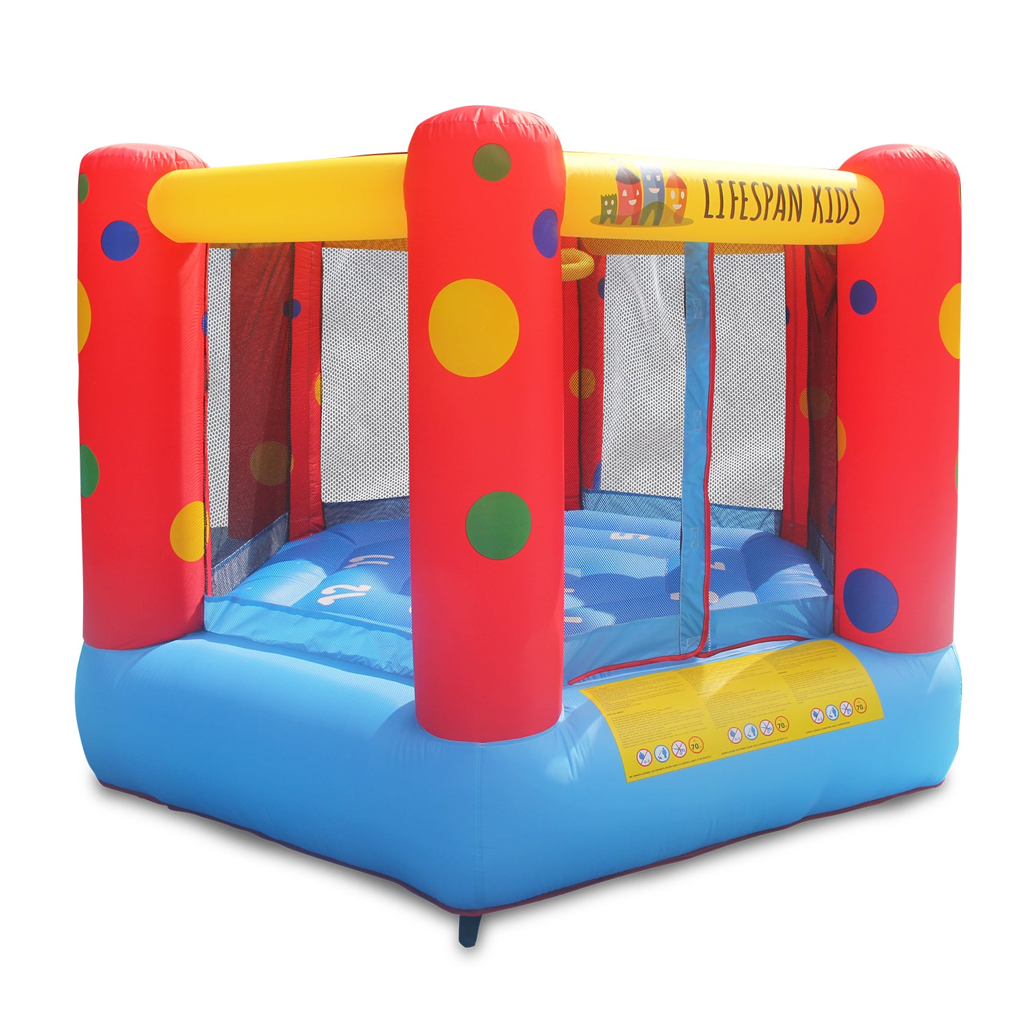 AirZone 6 9ft Portable Trampoline Bouncer Kids Basketball Hoop