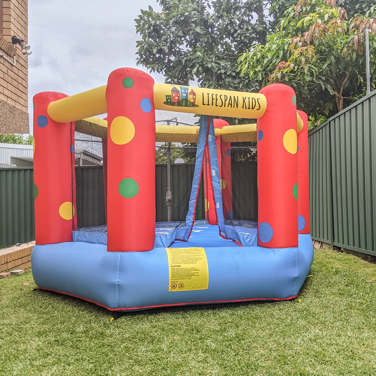 AirZone 6 9ft Portable Trampoline Bouncer Kids Basketball Hoop