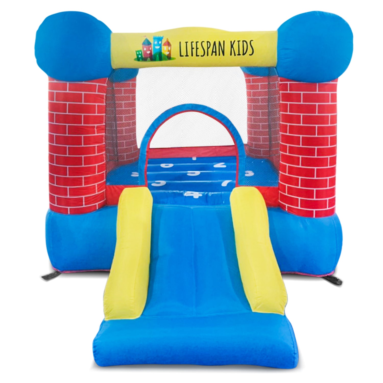 Durable Jumping Castle with Slide & Hoop - Lifespan Kids