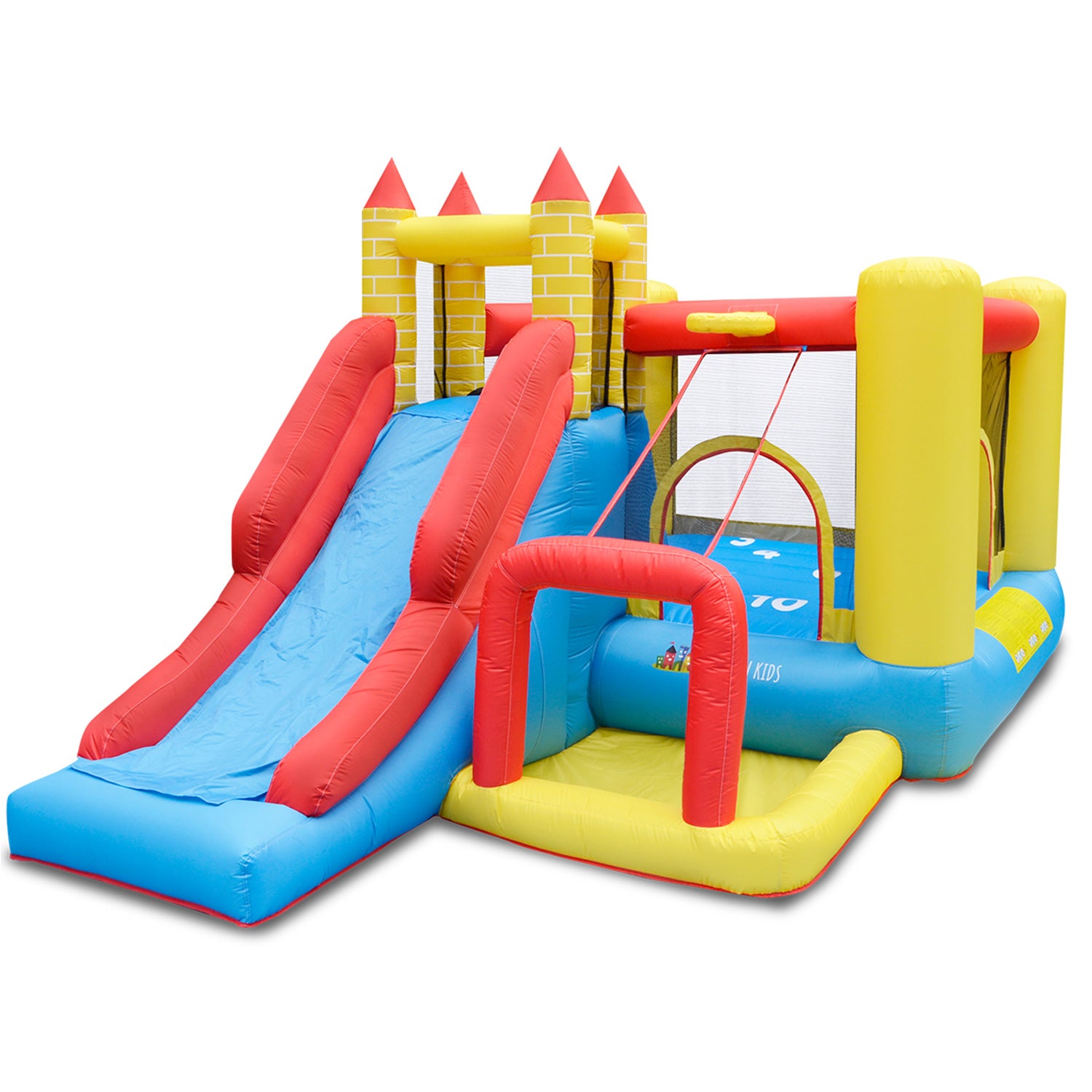 Spacious Kids Bounce House with Slide & Hoop | Lifespan Kids