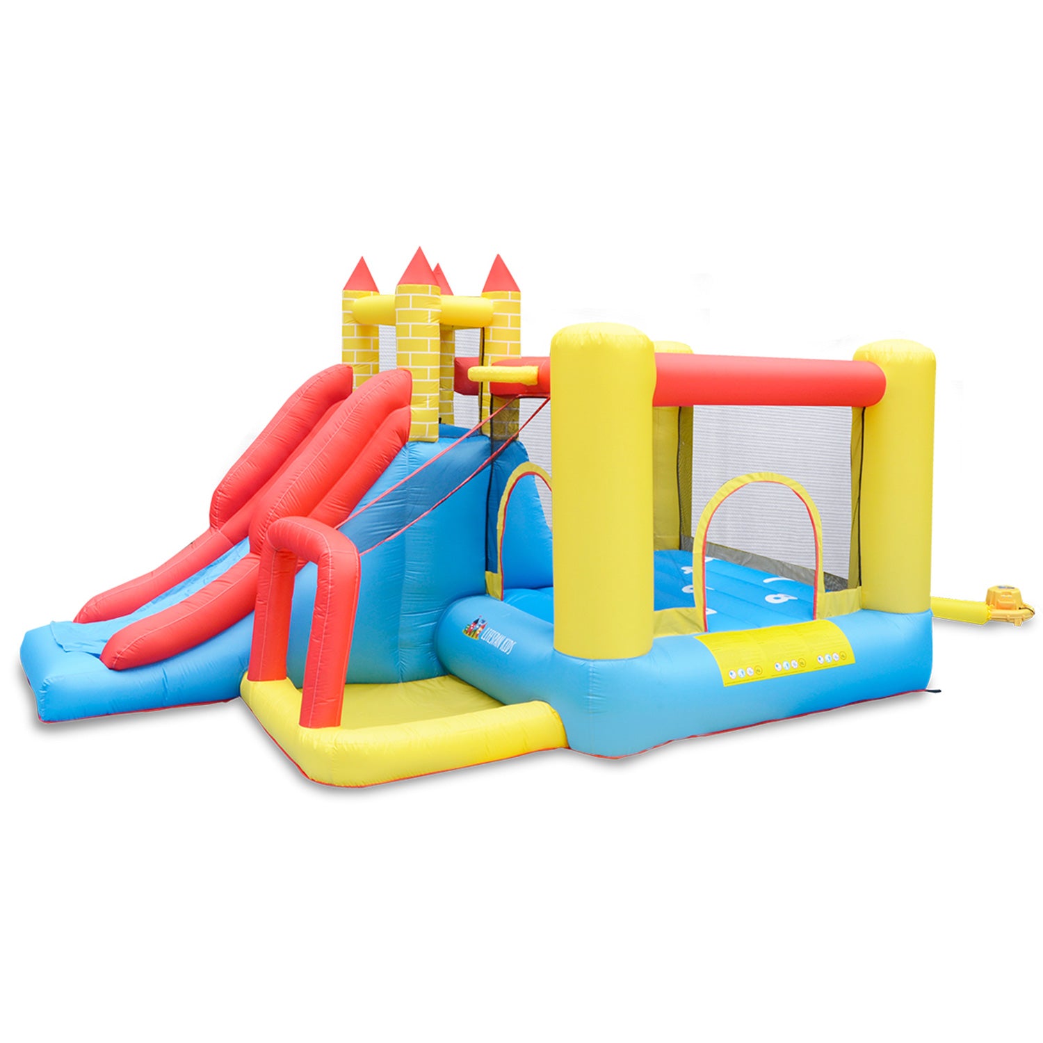 Spacious Kids Bounce House with Slide & Hoop | Lifespan Kids