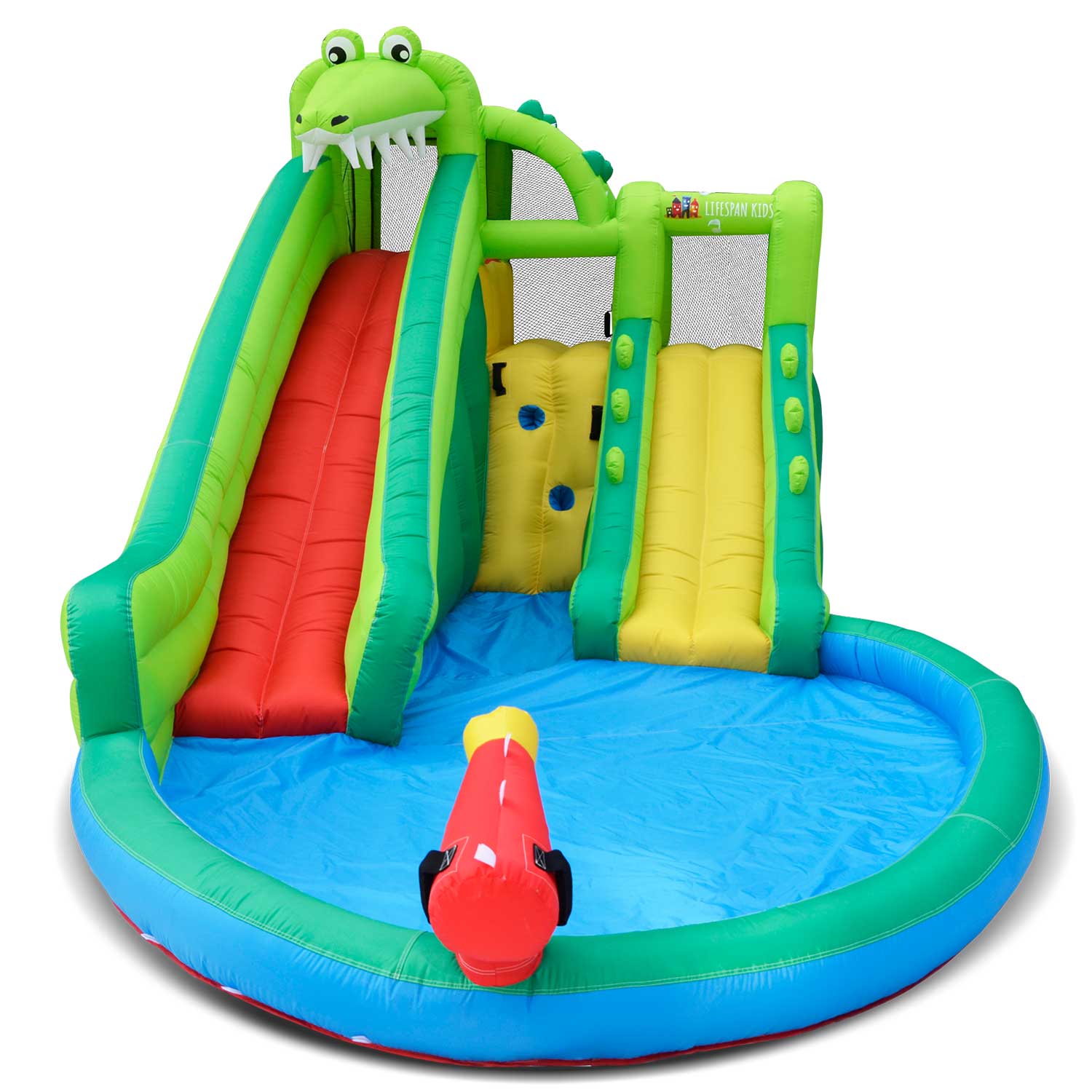 Crocadoo Kids Water Slide & Splash Park with Electric Air Pump