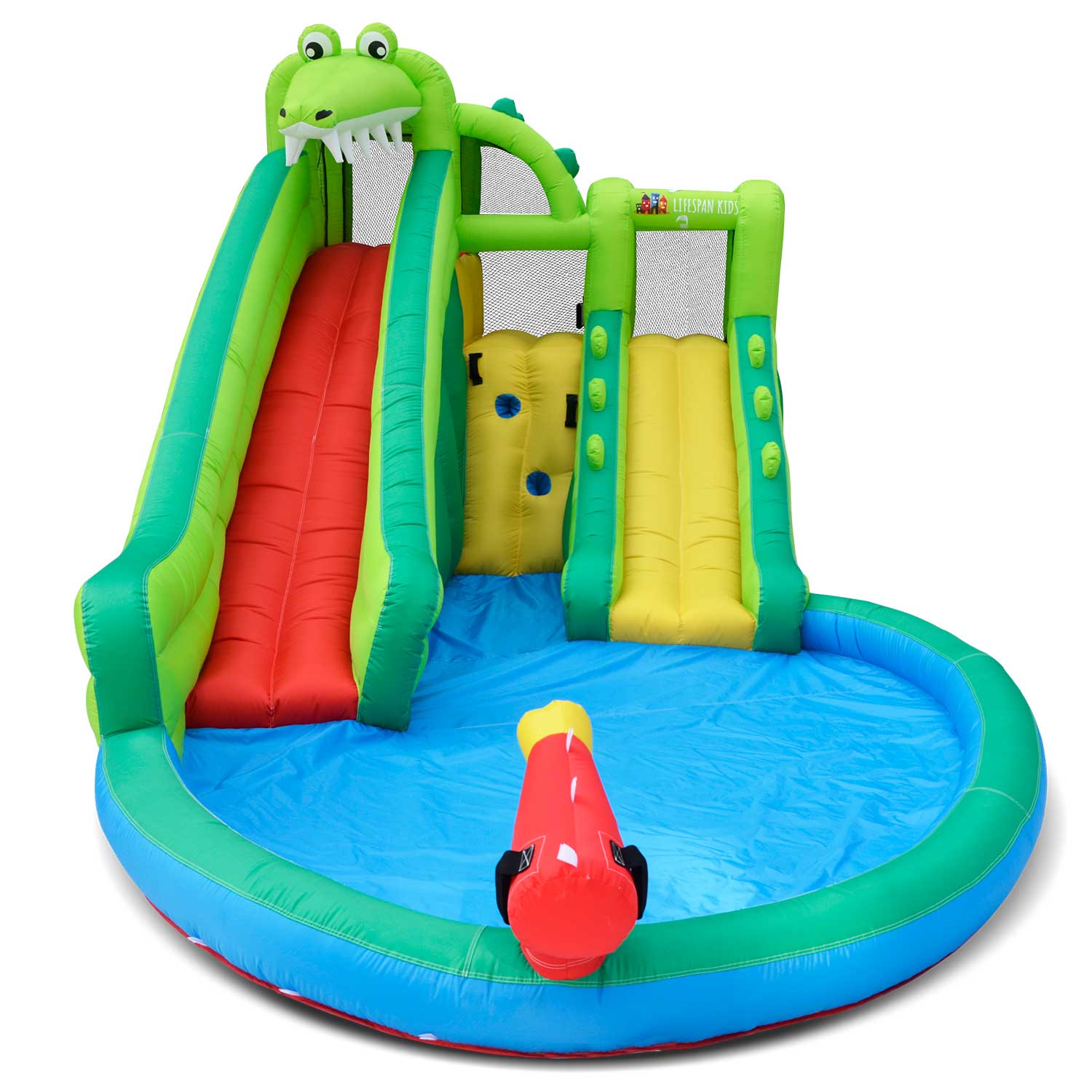 Crocadoo Kids Water Slide & Splash Park with Electric Air Pump