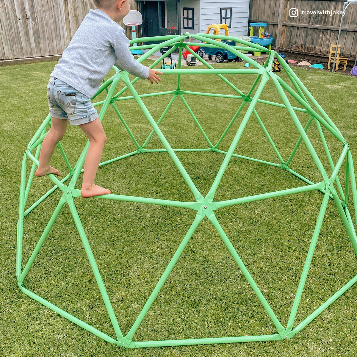 Weather-Resistant 2.5m Dome Climber for Kids, Lifespan