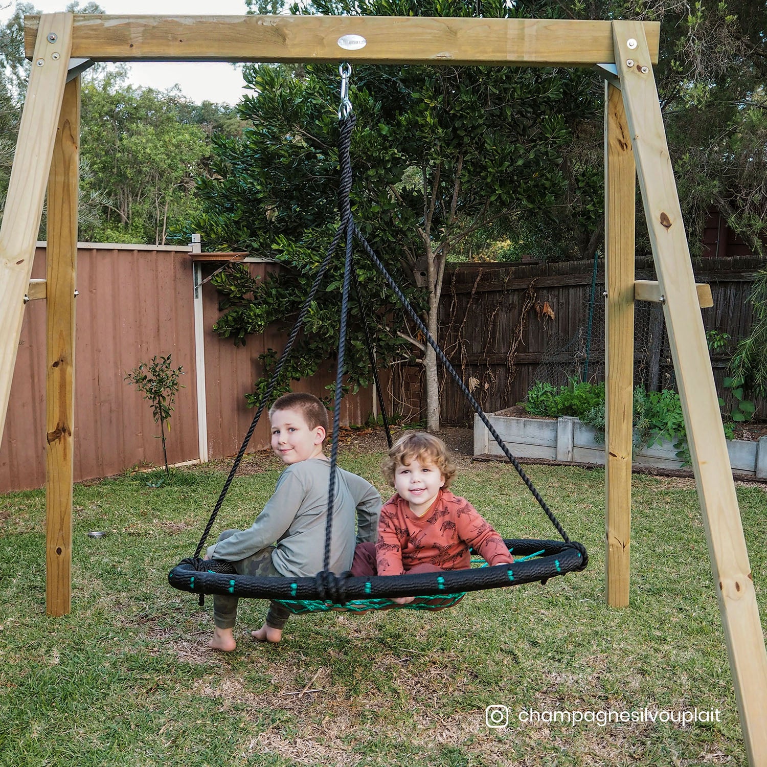 Oakley Kids Swing Set 1.2m Spidey Web Swing