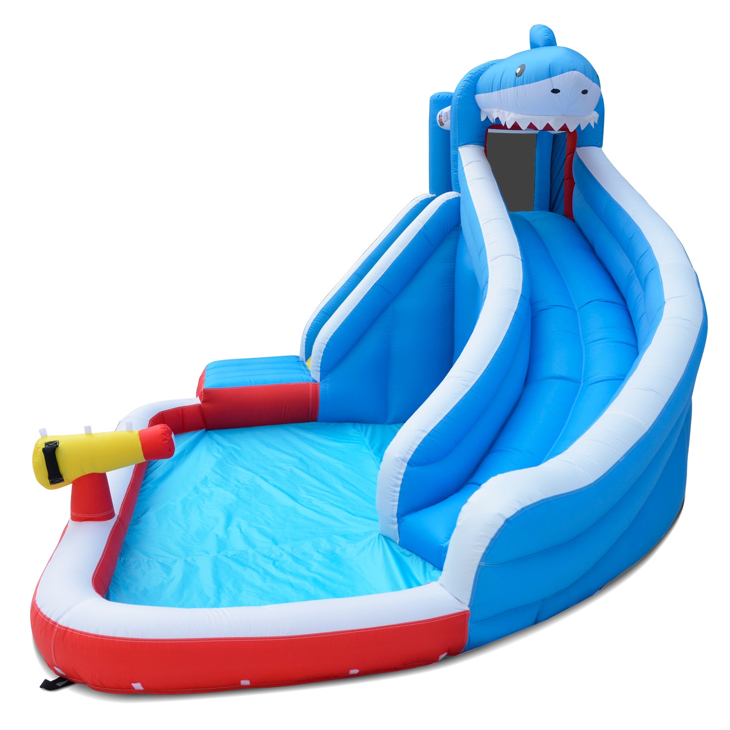 Sharky Inflatable Slide & Splash Water Park for Kids