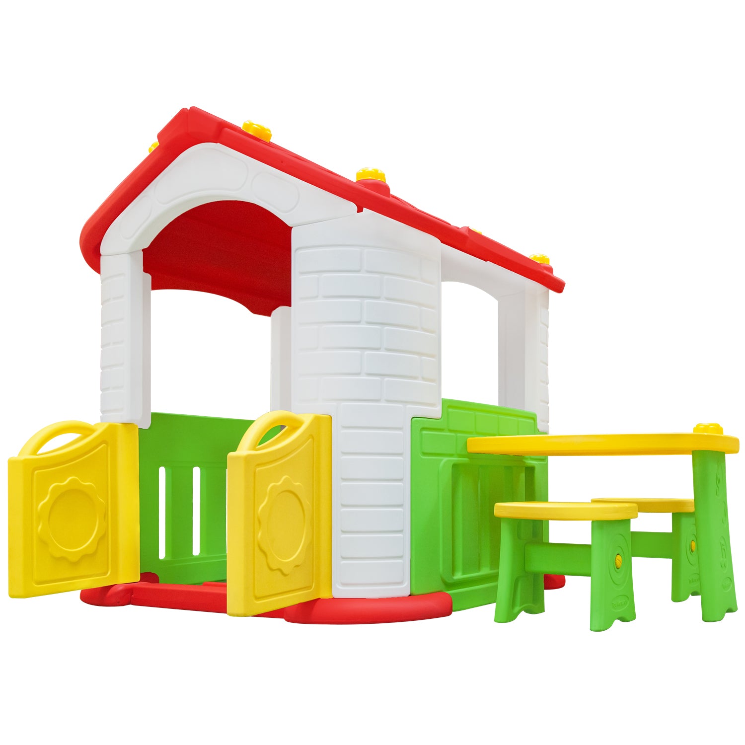 Wombat 2 Kids Playhouse Indoor Outdoor Colourful