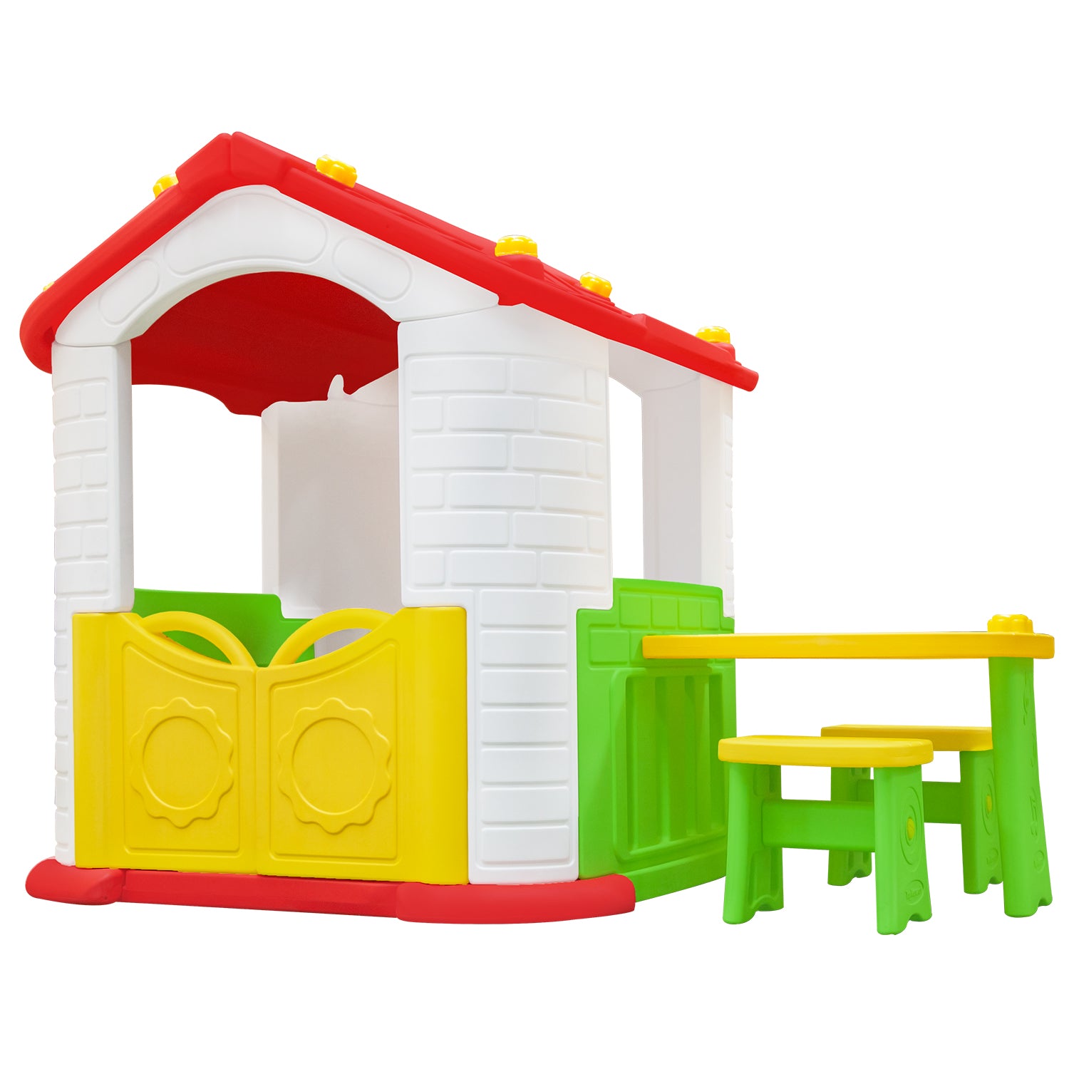 Wombat 2 Kids Playhouse Indoor Outdoor Colourful