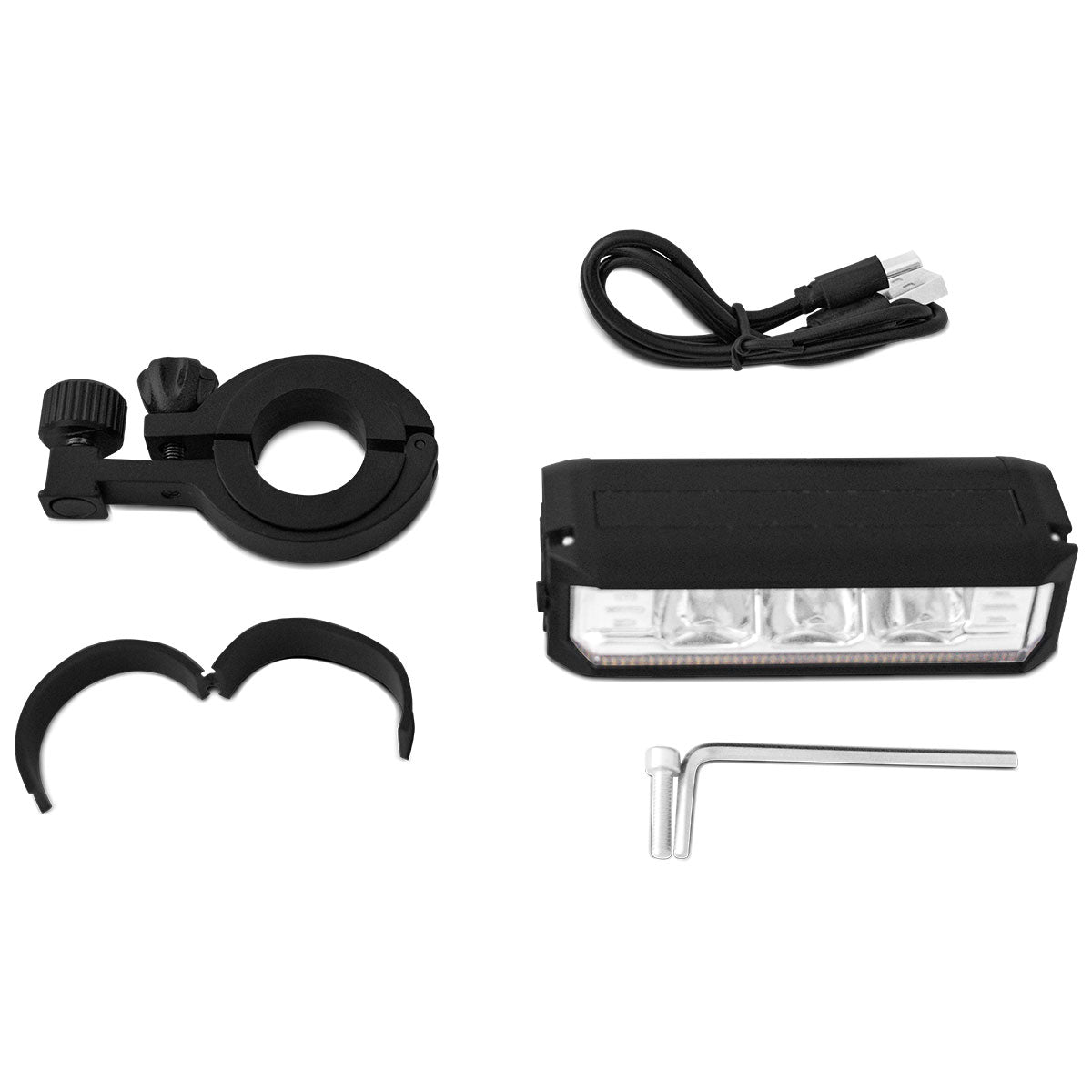 Ultra Bright LED Rechargeable Front Bike Light 900 Lumens Waterproof