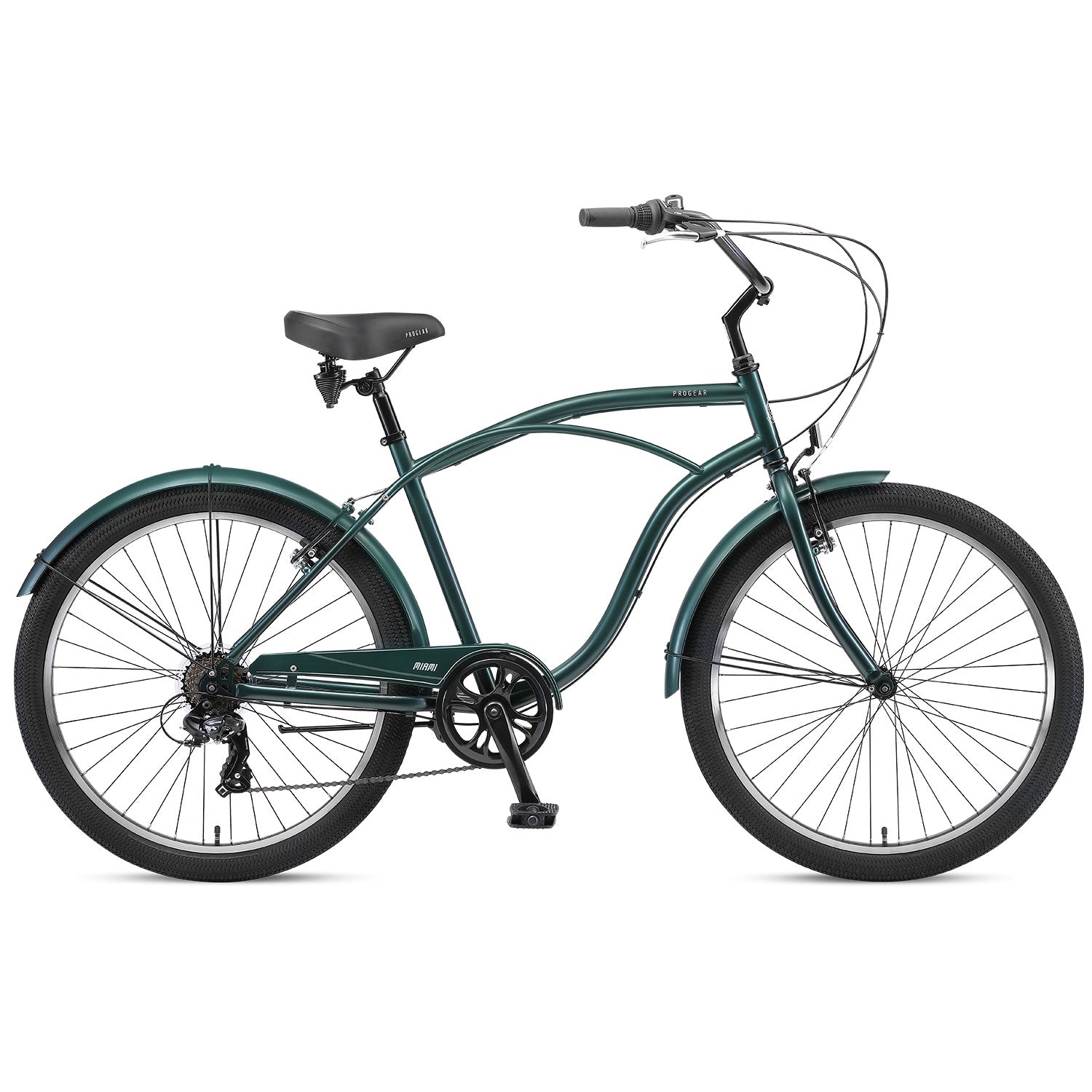 26" Mens Cruiser Bike 7-Speed V-brake - Progear Miami S7