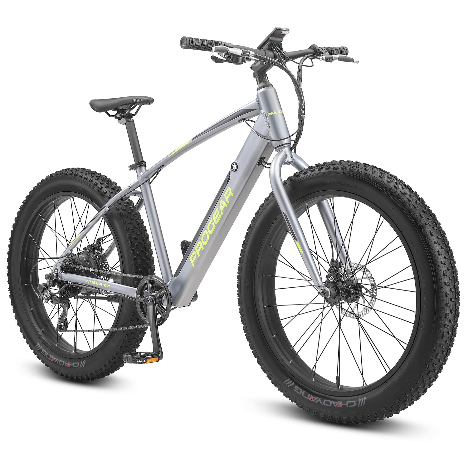 Lightweight Alloy Fat Tyre E-Bike 26"x18" 8-Speed Progear