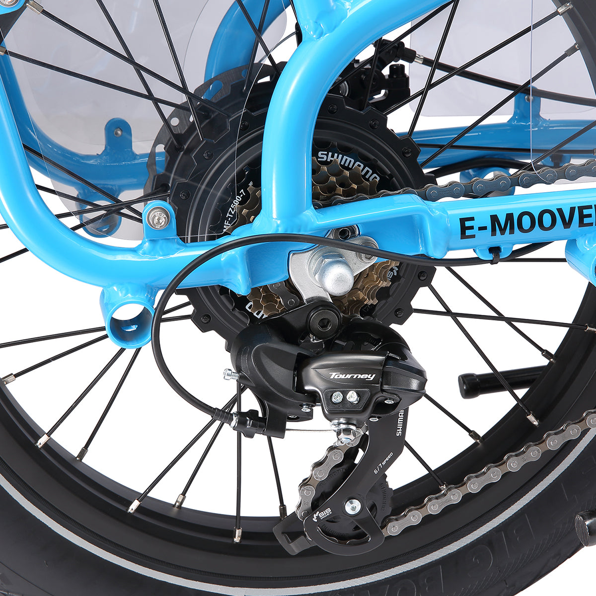 Progear Bikes E-Moover Cargo Bike + Hauler Kit - Electric Blue