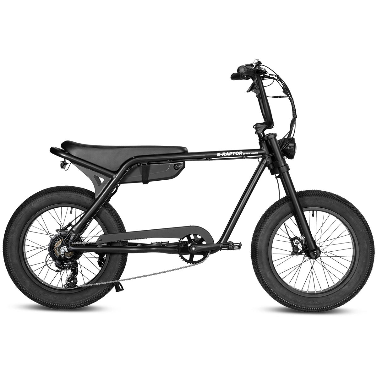 Progear E-Raptor 20" Electric Street Bike - - Matte Black + Throttle