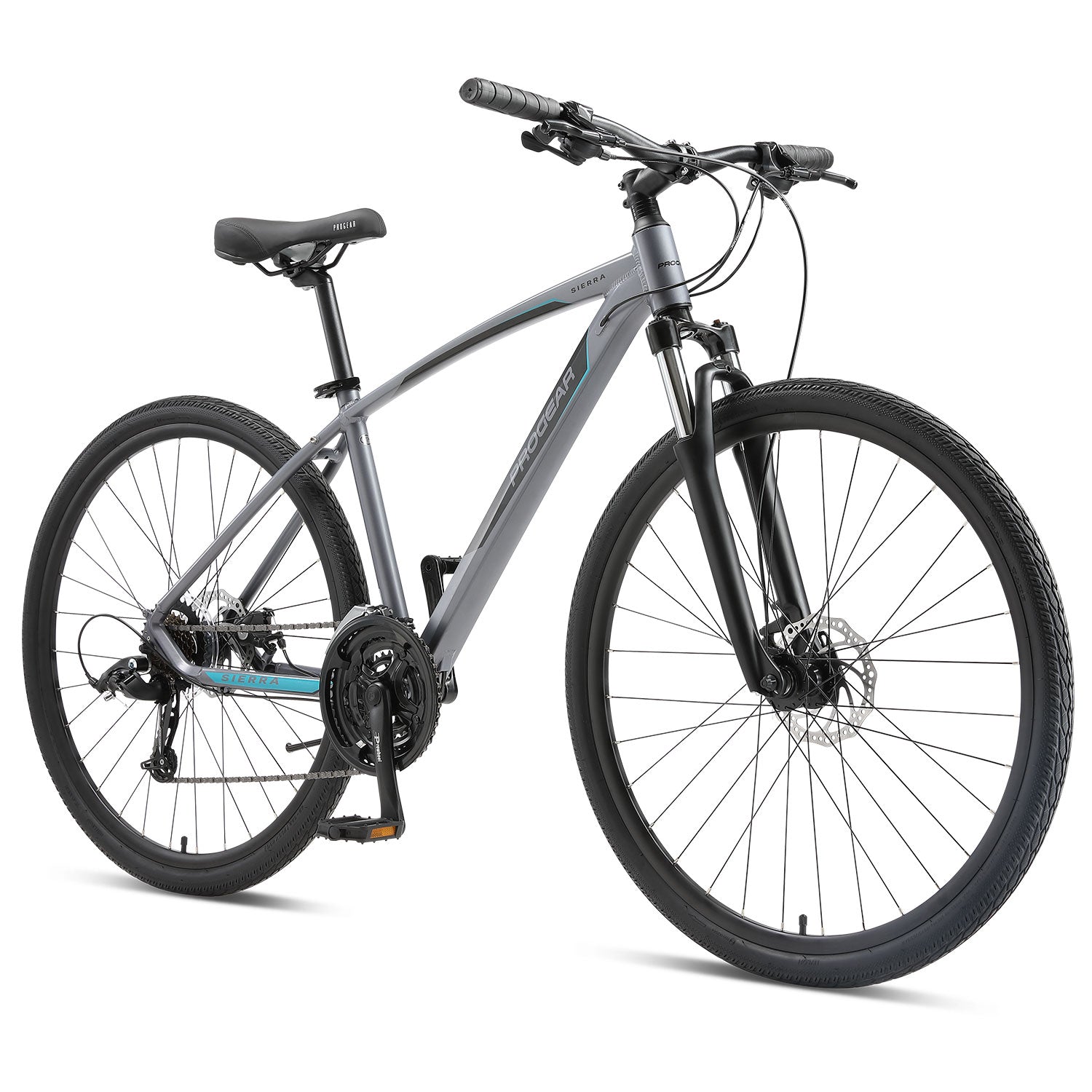 Durable Alloy Frame Hybrid Bike 700c with 7-Speed, Progear