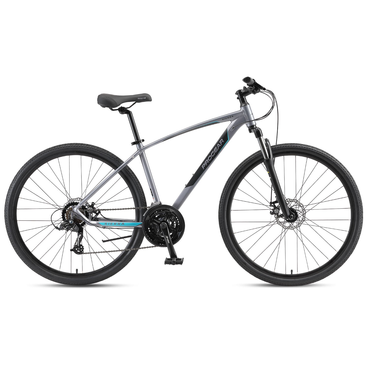 Durable Alloy Frame Hybrid Bike 700c with 7-Speed, Progear