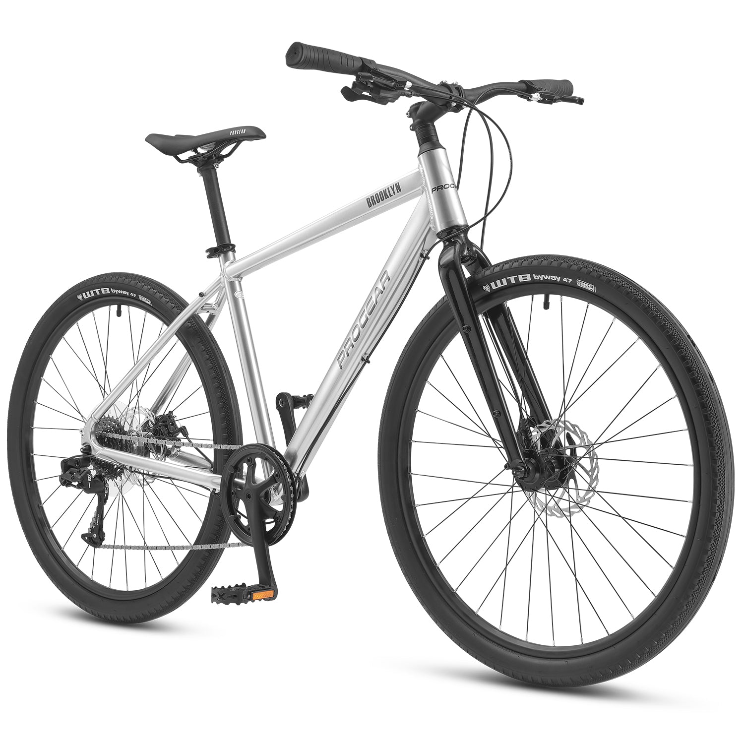 Alloy 27.5" 8-Speed Bike with Leather Saddle, Progear