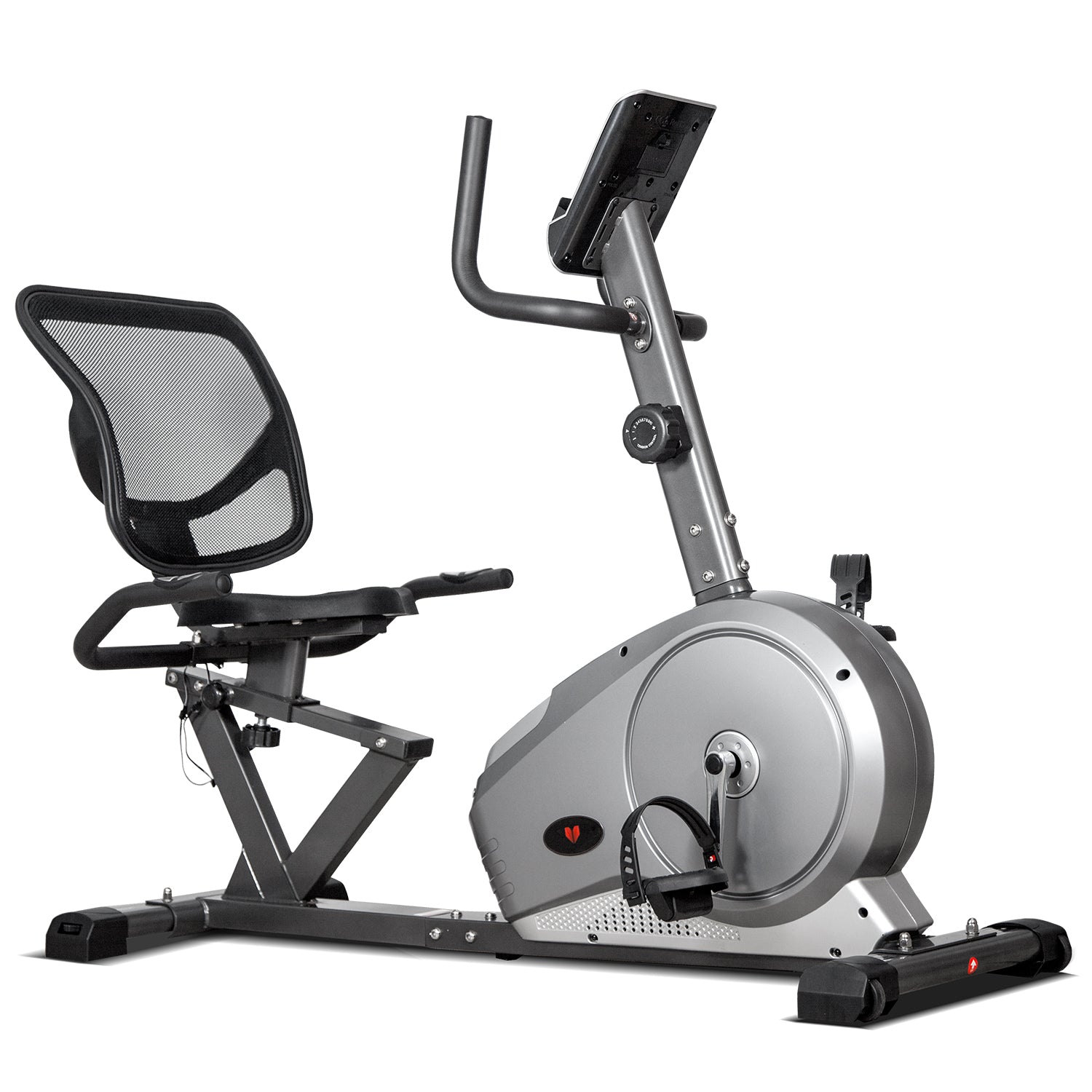 Ergonomic Recumbent Exercise Bike with LCD & 10 Levels - Lifespan Fitness RC-81