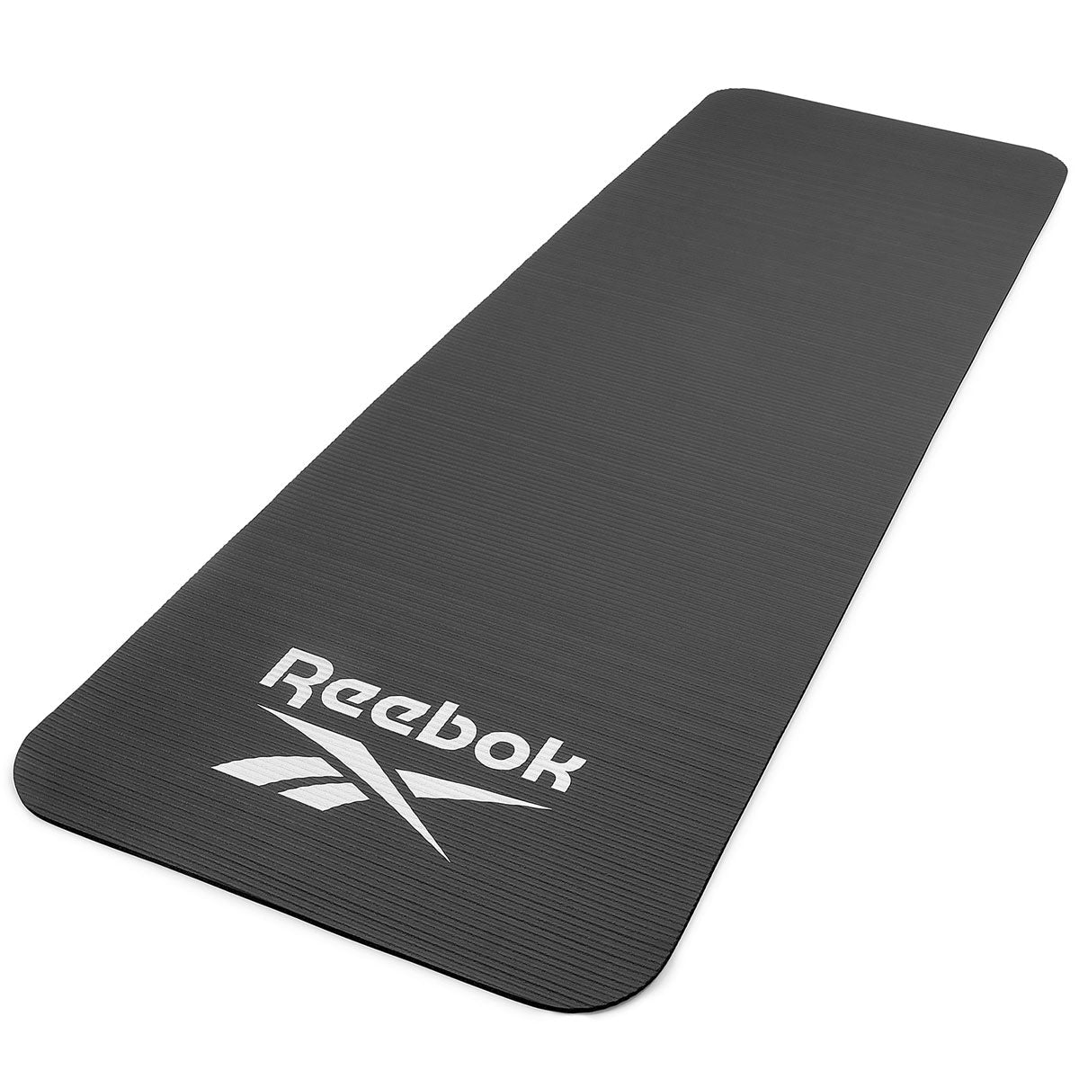 7mm Thick NBR Foam Training Mat, Non-Slip, Black - Reebok