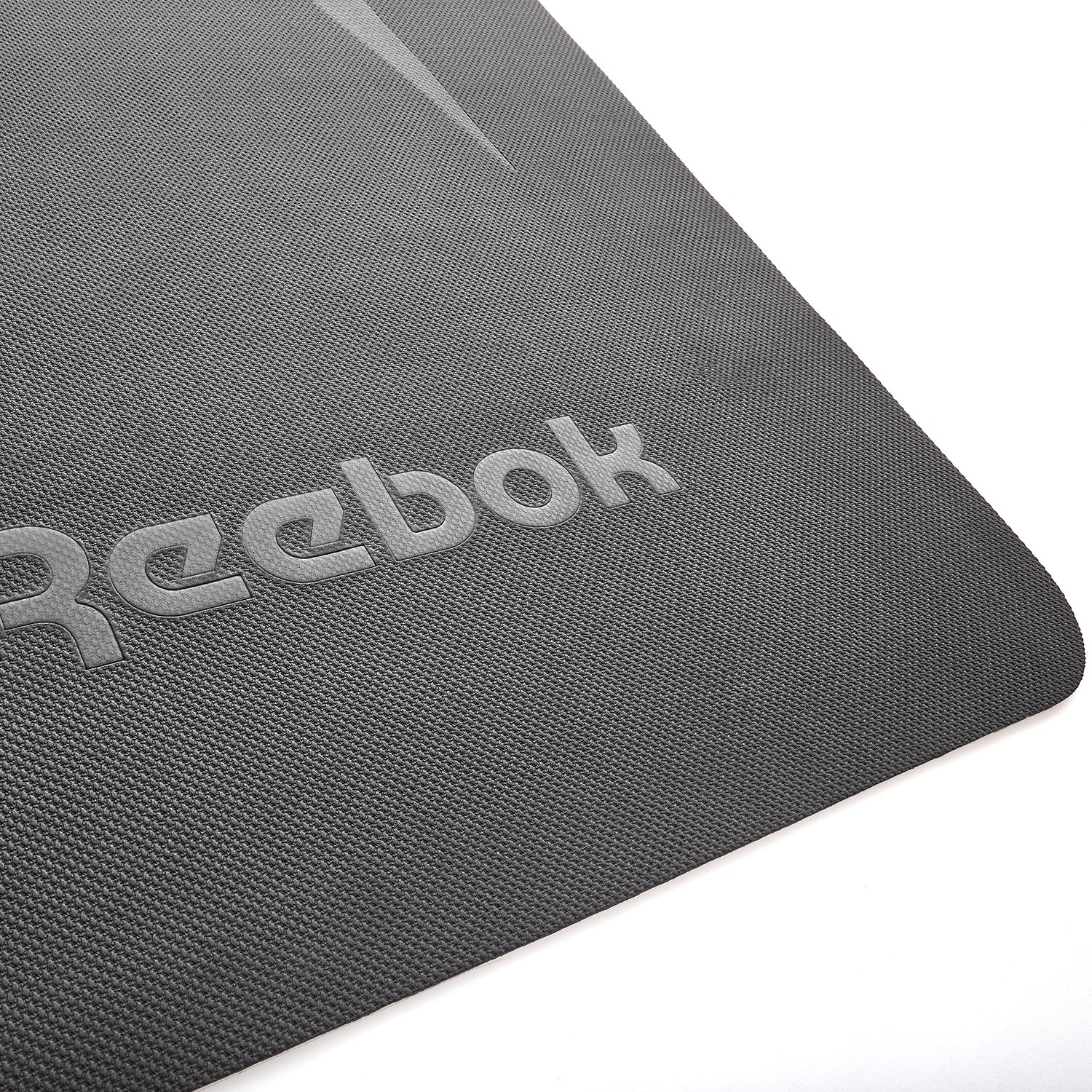 Non-Slip TPE Yoga Mat 5mm, 176x61cm, Black - Reebok