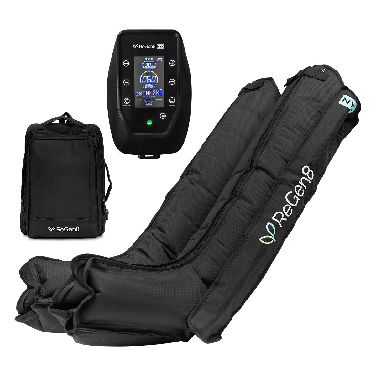 Regen8 Nyx 8-Chamber Compression Recovery Boots Large, 175-190cm