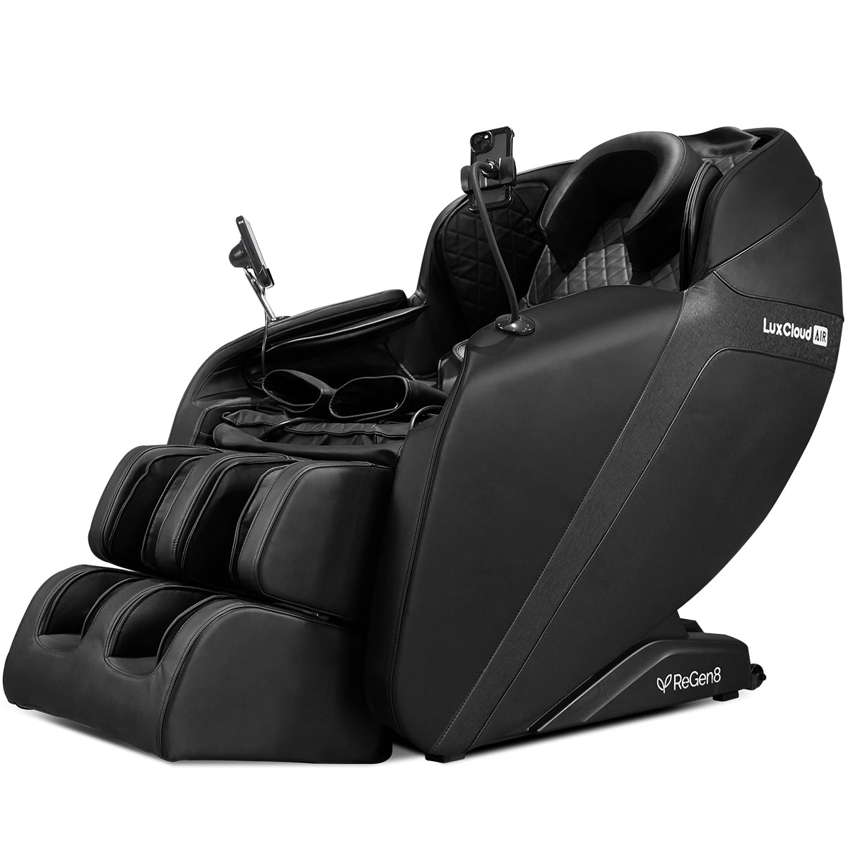 ReGen8 LuxCloud Air - Zero Gravity Heated Massage Chair in Black