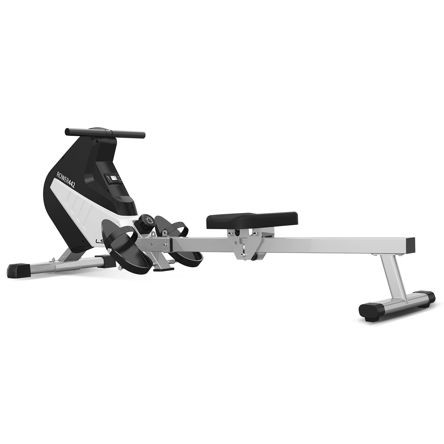 12-Level Magnetic Rowing Machine, LCD, Heavy Flywheel - LSG