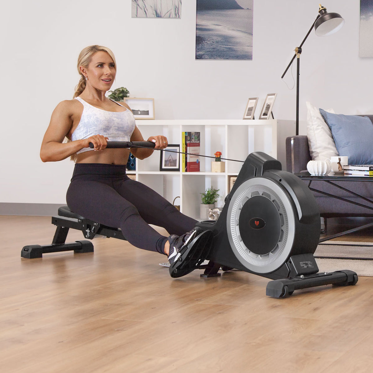 ROWER-445 Rowing Machine Magnetic Flywheel 16 Resistance Levels