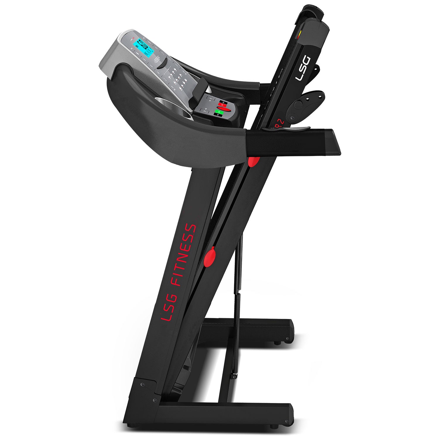 Slip-Resistant Treadmill, Manual Incline, LCD Display - LSG