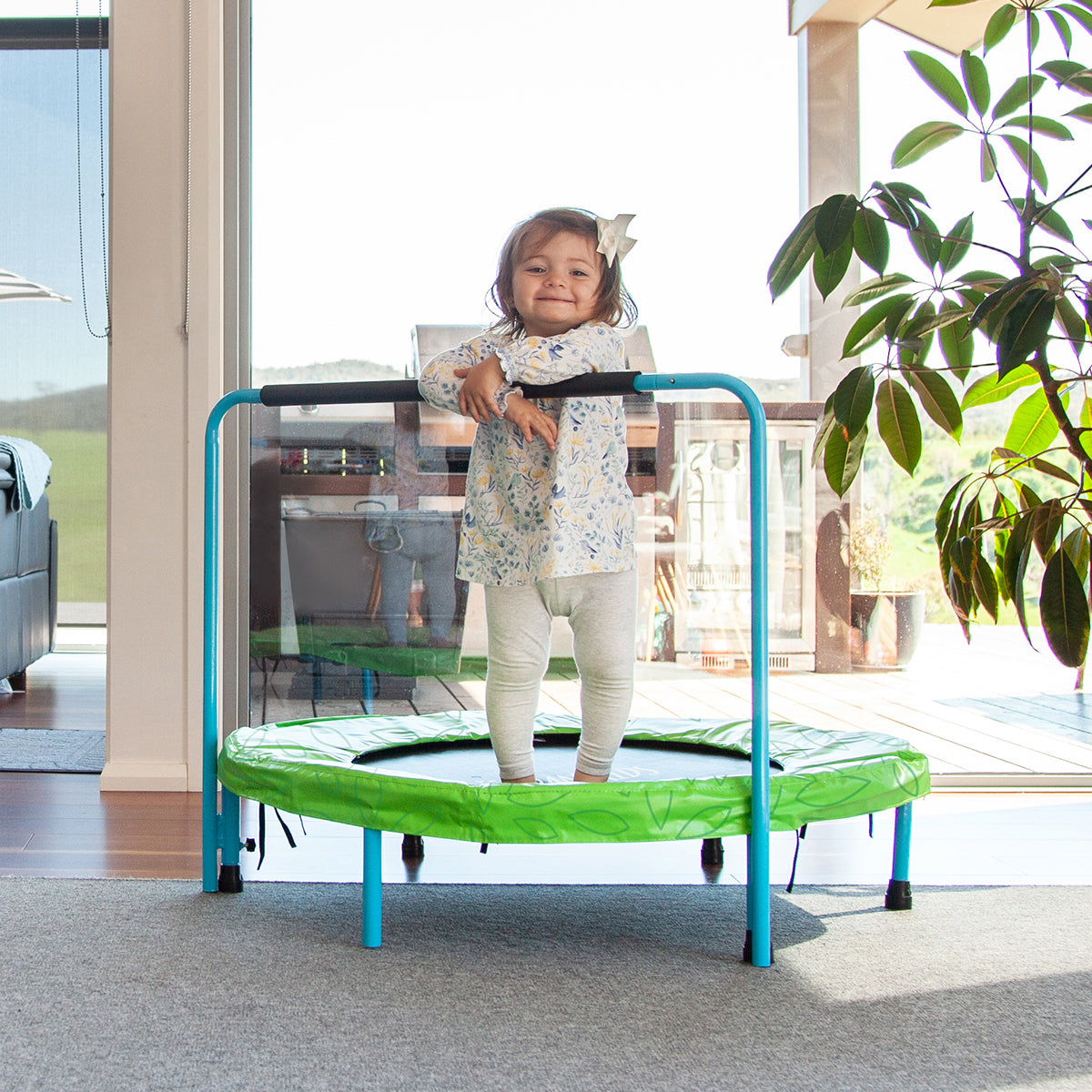 Lil' Hopper 40" Kids Trampoline Colourful Springless