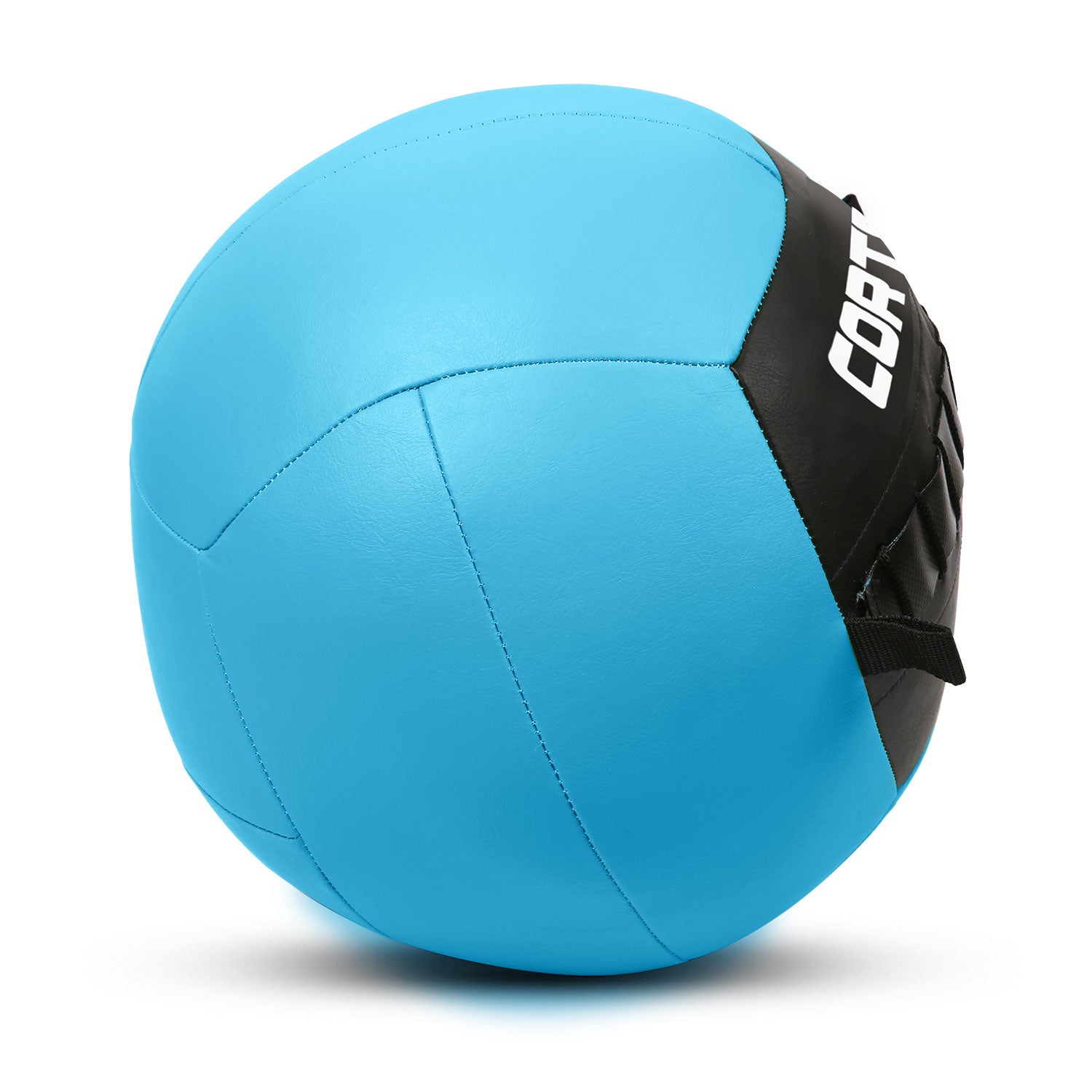 6kg Blue Wall Ball, Durable PU Leather, 35cm Diameter