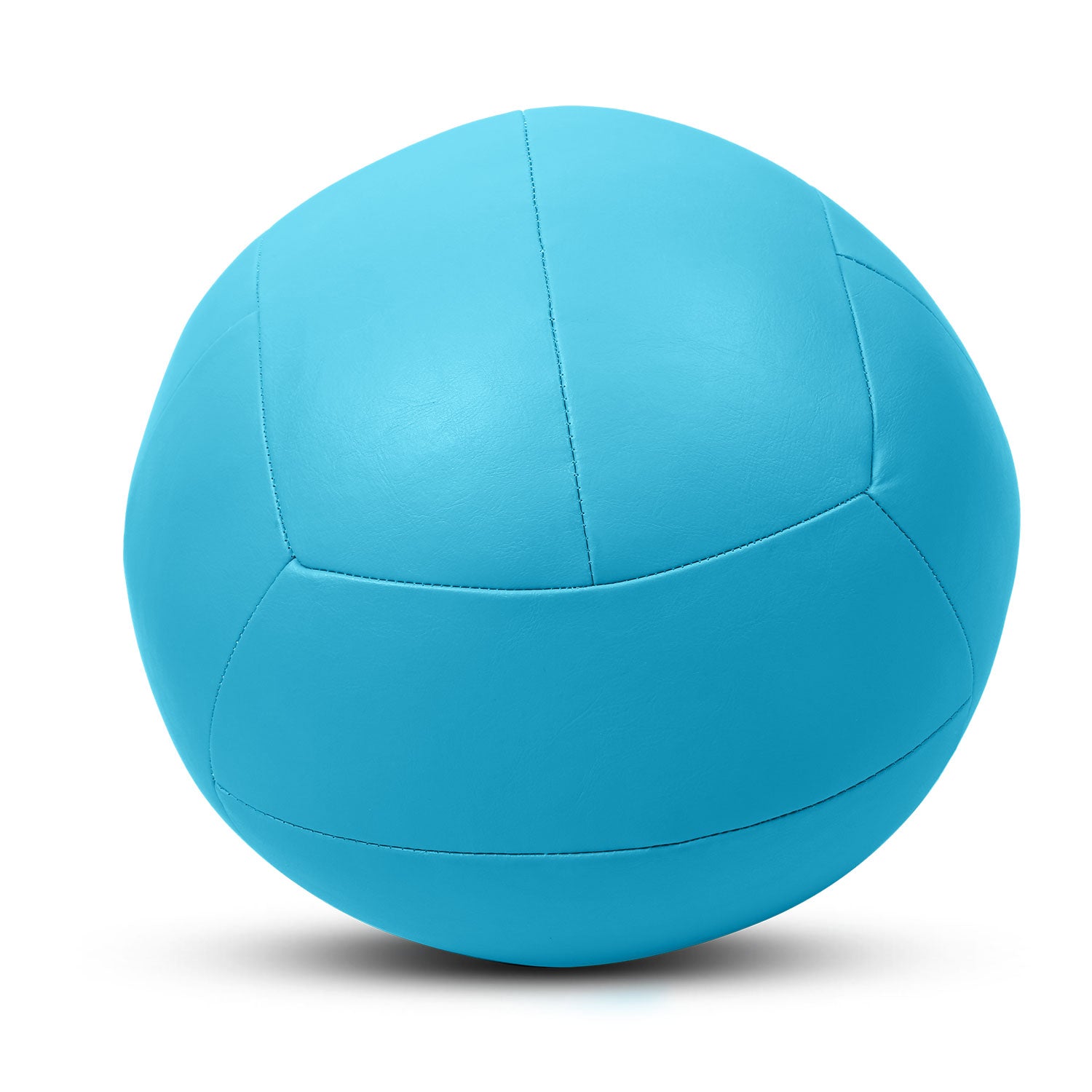 6kg Blue Wall Ball, Durable PU Leather, 35cm Diameter