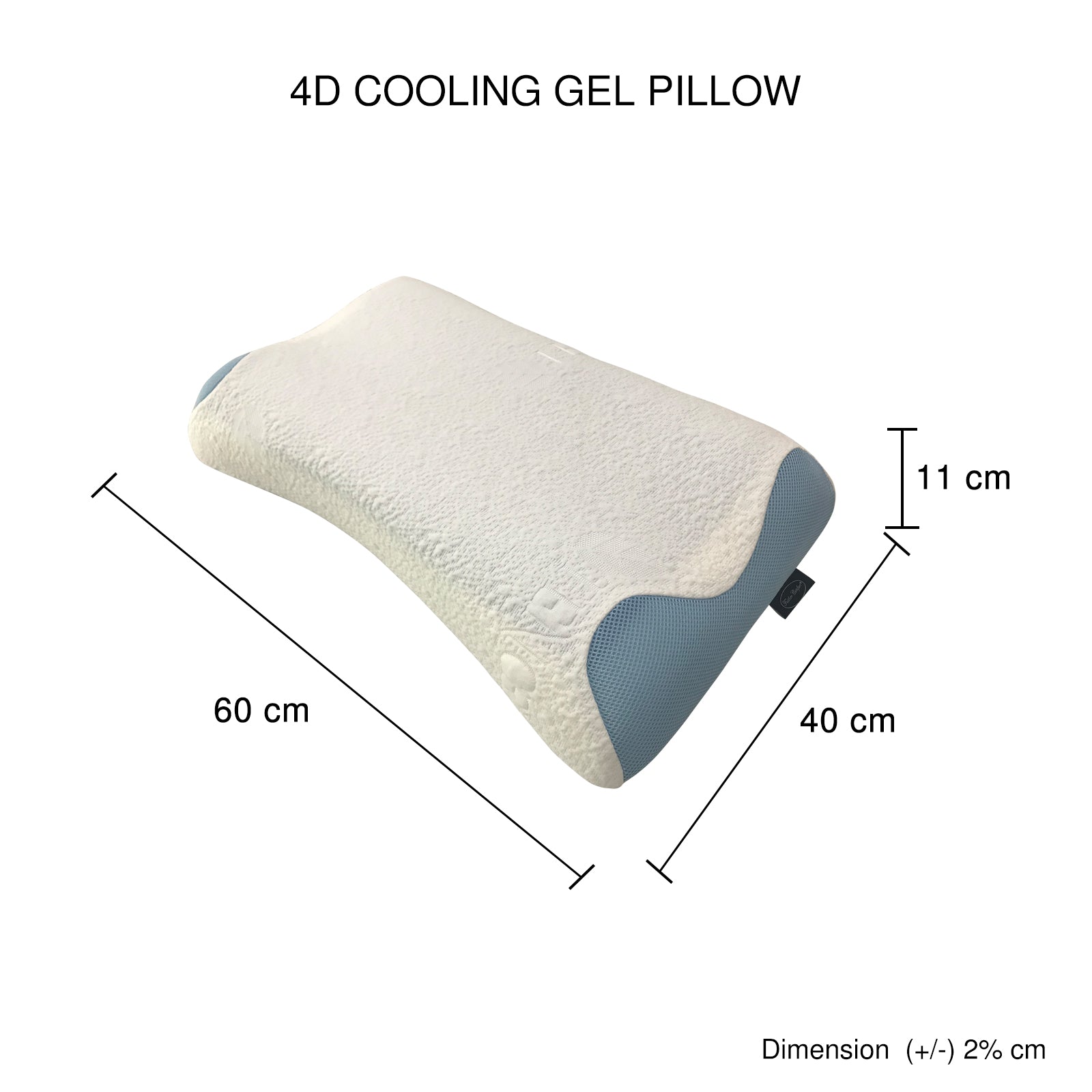 4X Cooling Gel Memory Foam Hypoallergenic Pillows