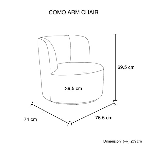 Dark Grey Fabric Upholstered Rotating Arm Chair with Wood Frame