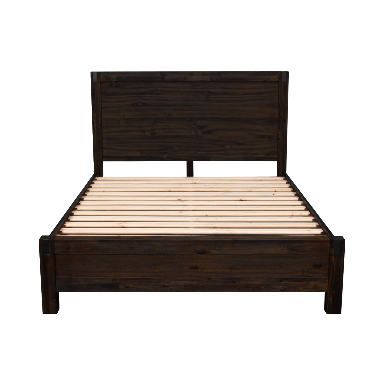 Solid Acacia Wood 4-Piece Bedroom Suite, Double Size, Nowra