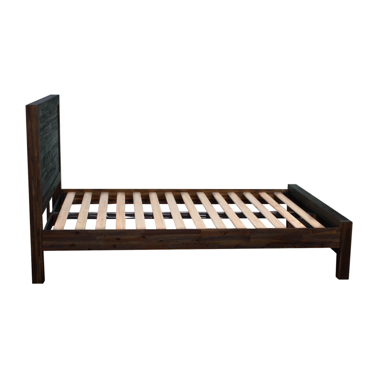 4-Piece Solid Acacia Bedroom Suite, King Size, Chocolate