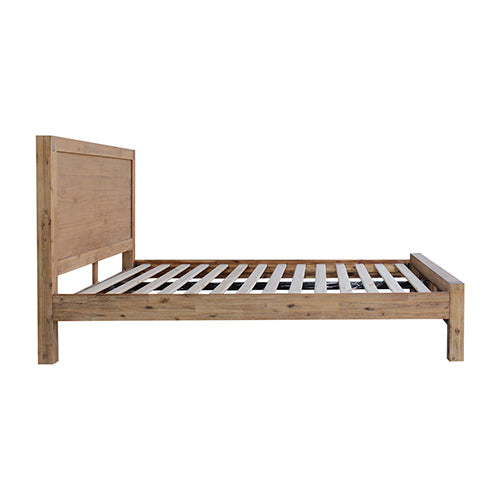 Minimal Oak 4-Piece Bedroom Suite, Solid Acacia, Timber Slat, Nowra