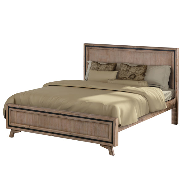 Durable 4-Piece Bedroom Suite in Acacia Wood, King Size