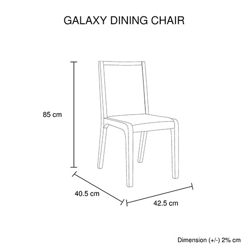 Glossy 7 Pieces Dining Suite, White Table & 6 Chairs