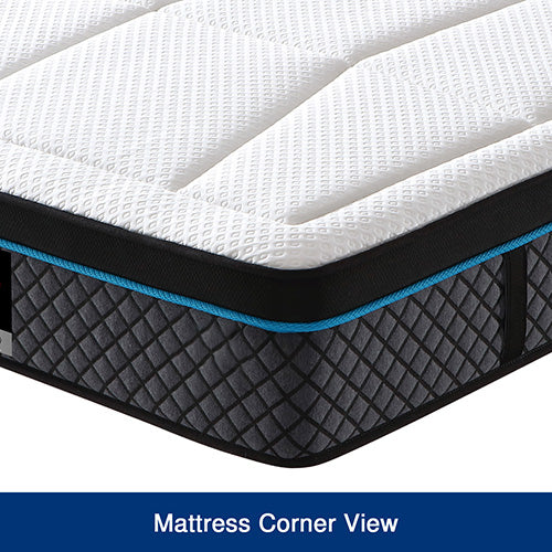 Coolmax King Mattress, Memory Foam, 6 Zone Pocket Coil, Soft Firmness