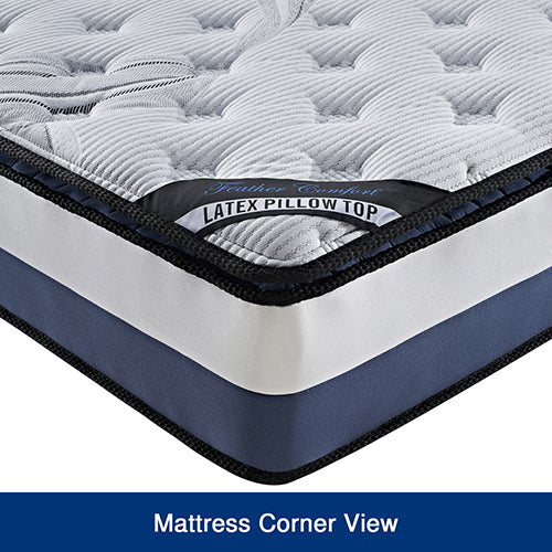 Medium Firm King Mattress with Natural Latex & Pocket Spring